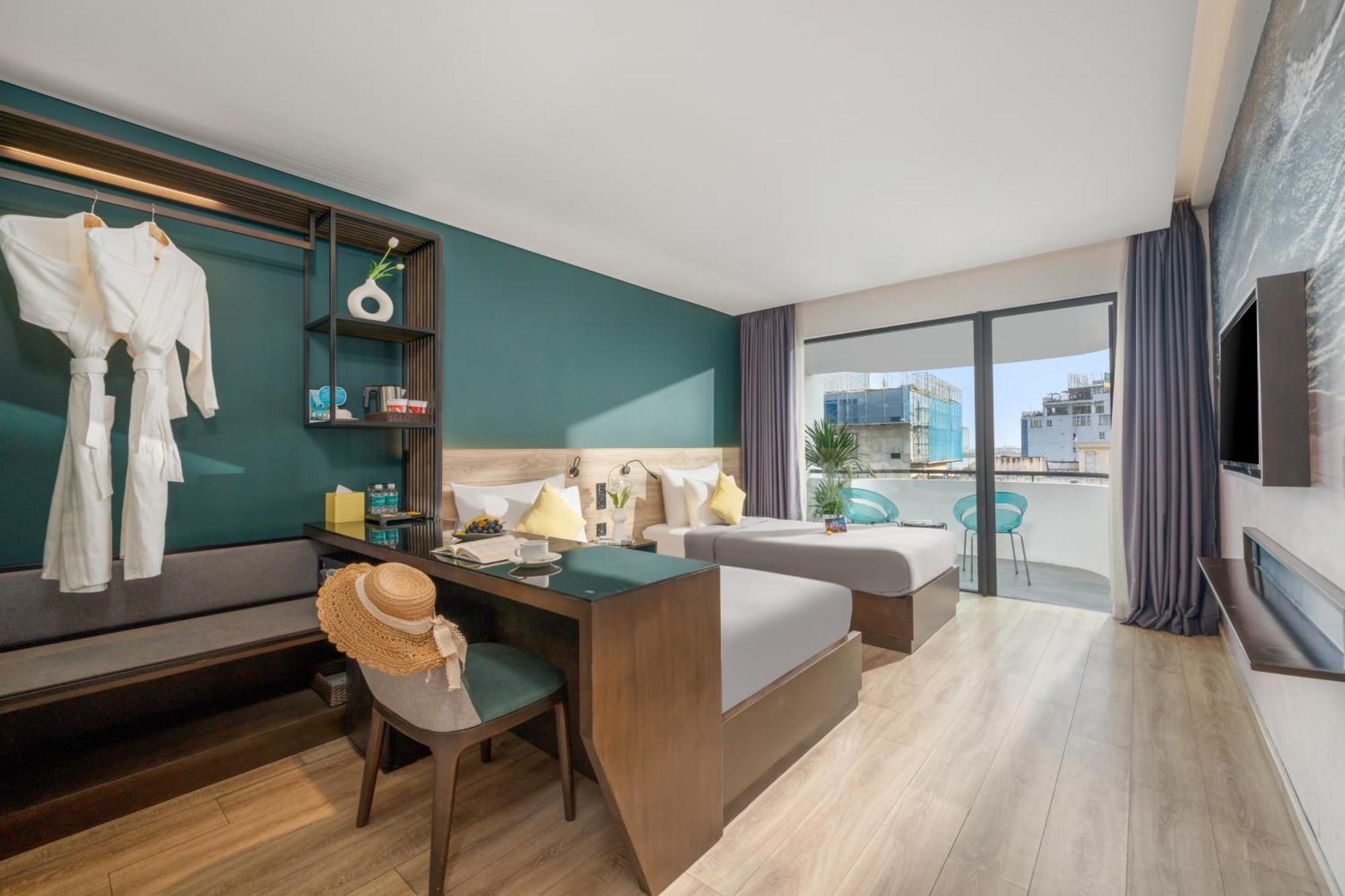 Satya Da Nang Hotel Han Market Bagian luar foto